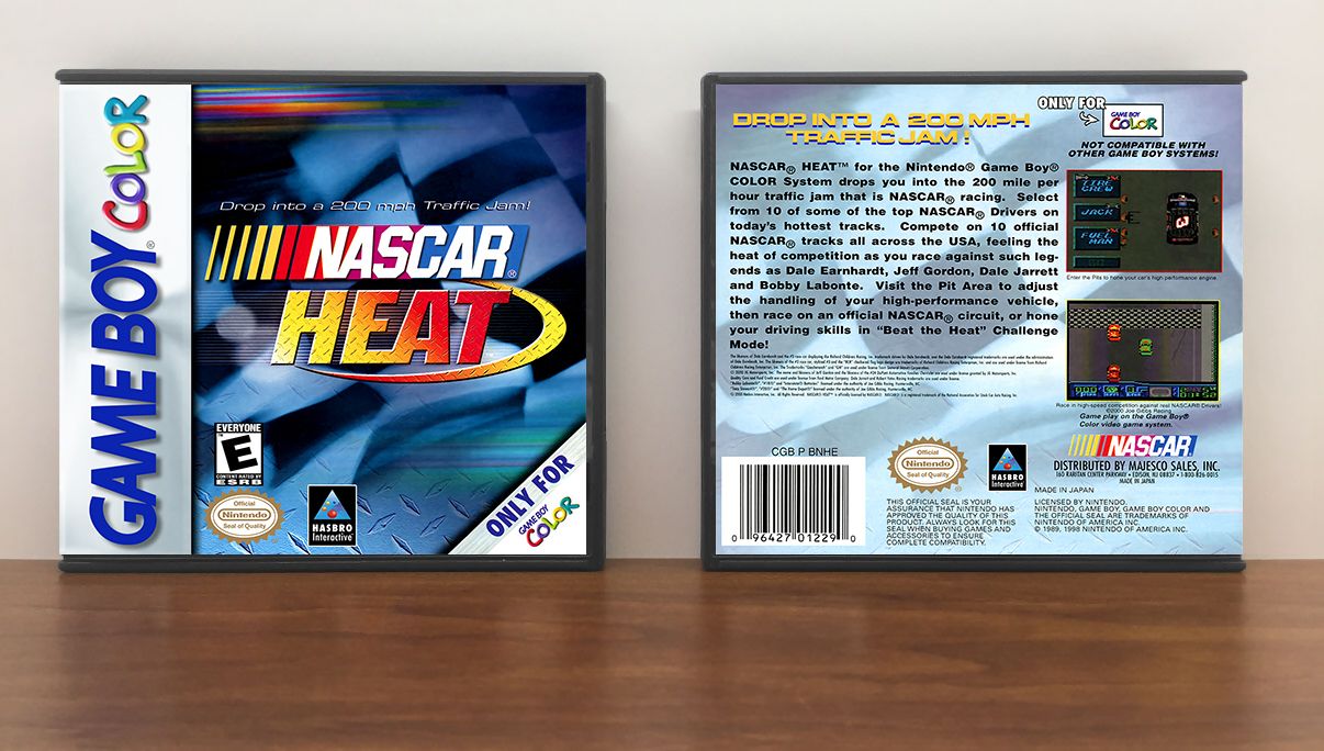 NASCAR Heat, Artwork Spine Color: Chrome