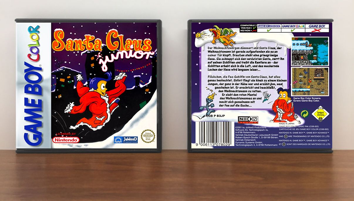 Santa Claus Junior (PAL), Artwork Spine Color: Chrome
