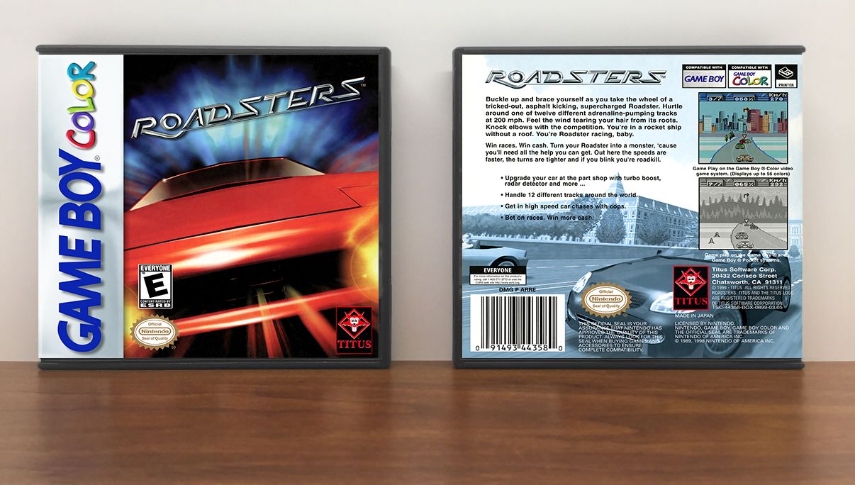 Roadsters, Artwork Spine Color: Chrome