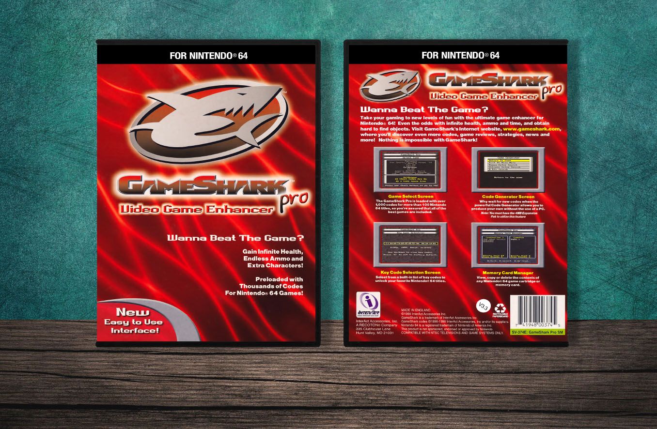 Gameshark Video Game Enhancer: Pro, Case Color: DARK GREY (OEM DS CASE COLOR)