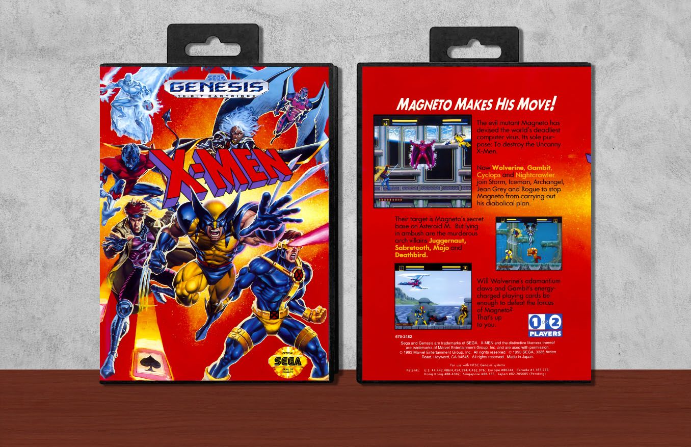 X-Men (FULL COLOR), Case Color: Black