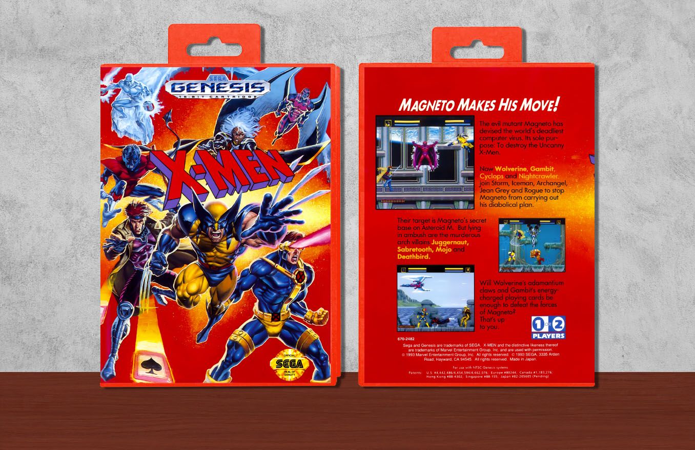 X-Men (FULL COLOR), Case Color: Red