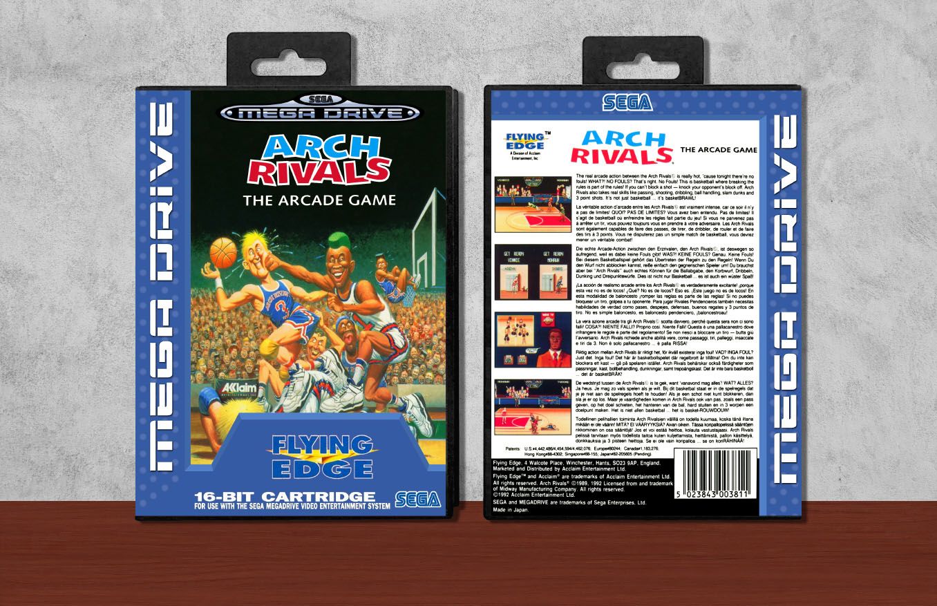 Arch Rivals: The Arcade Game, Case Color: Black