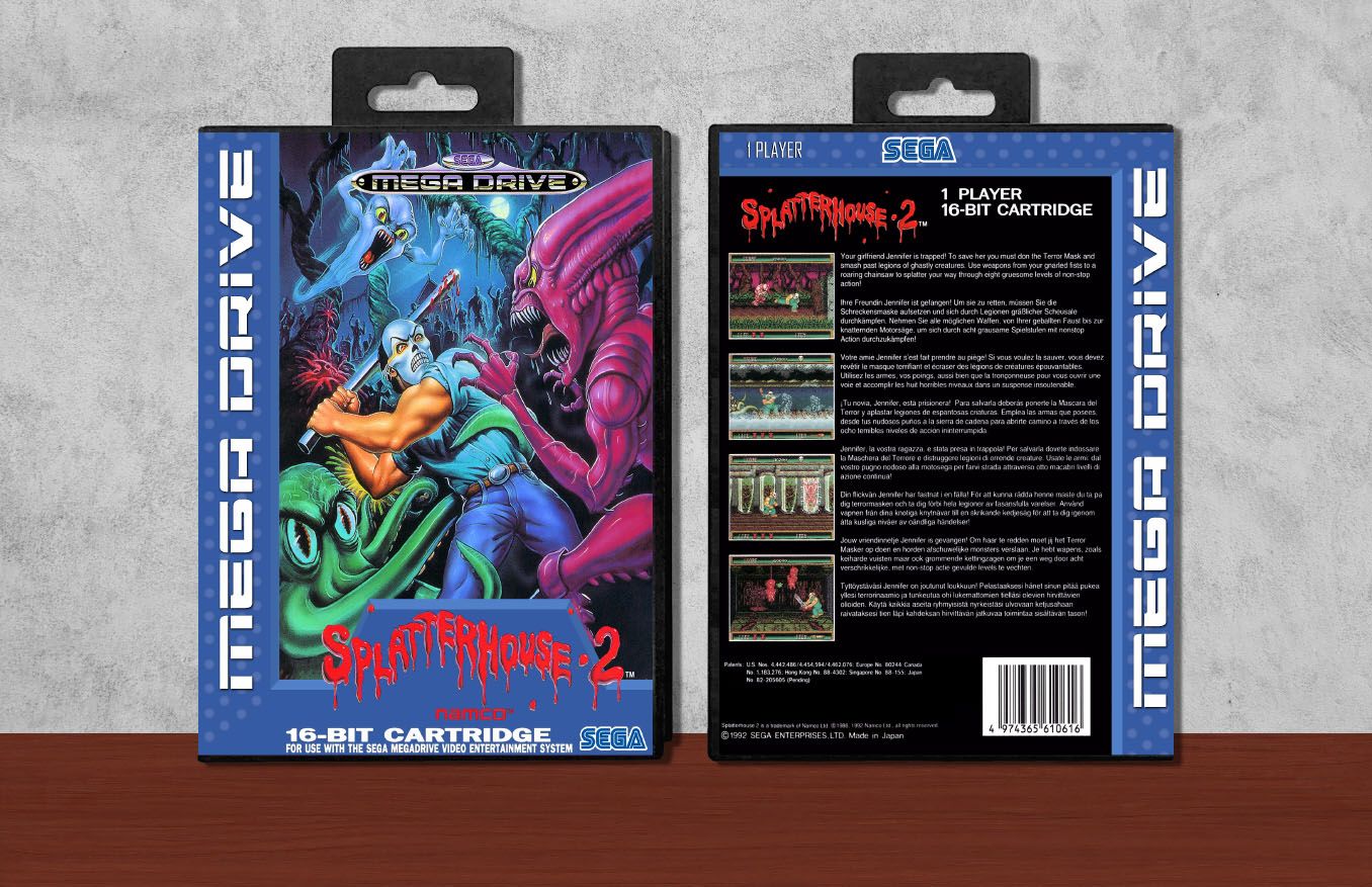 Splatterhouse 2, Case Color: Black