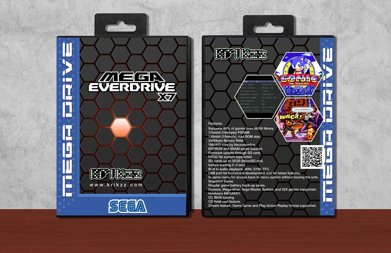 Mega Everdrive X7, Case Color: Black