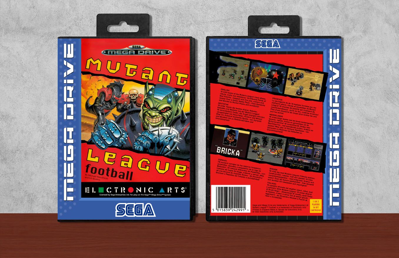 Mutant League Football, Case Color: Black