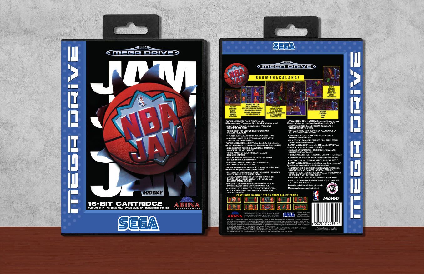 NBA Jam, Case Color: Black