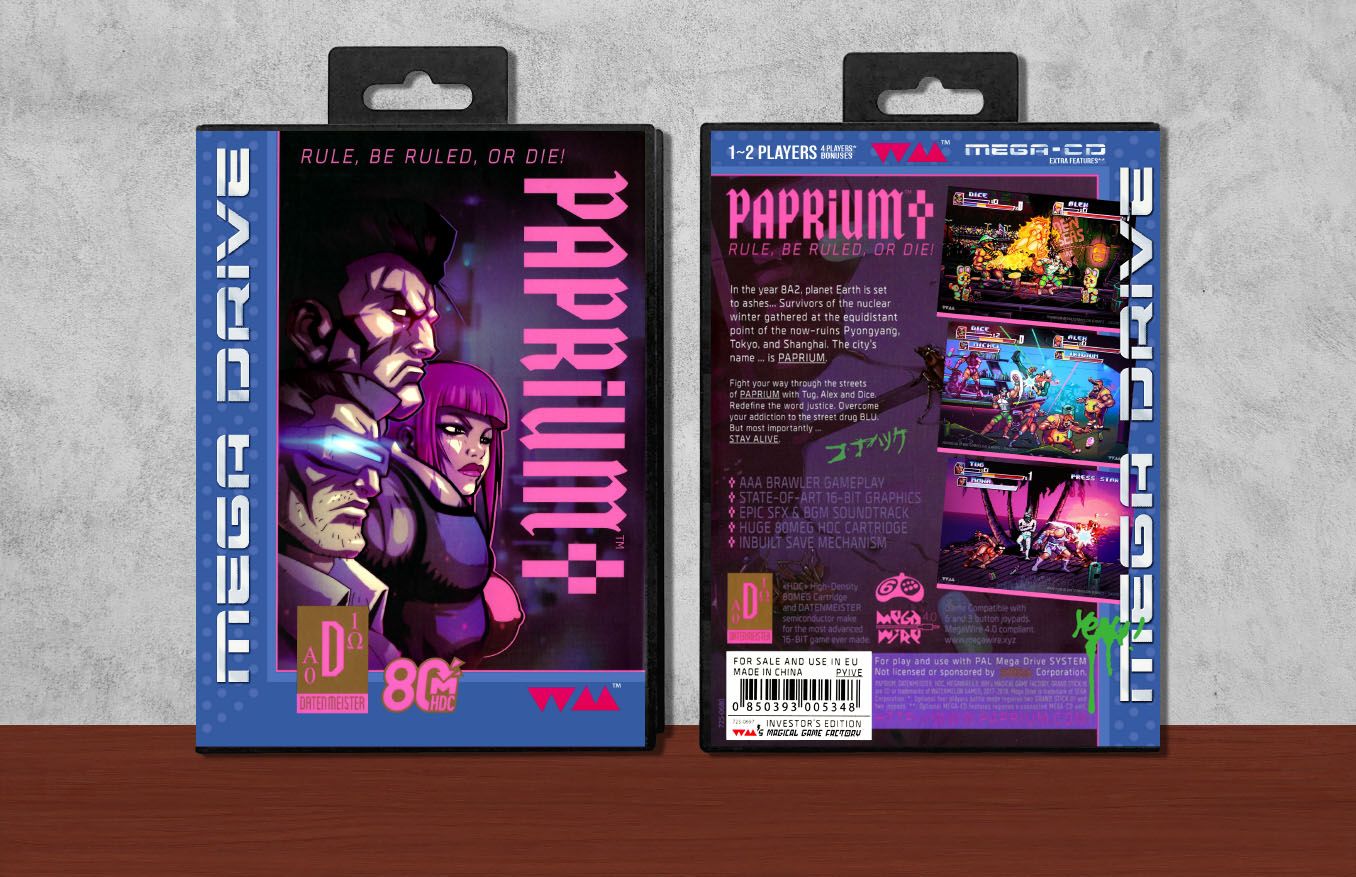 Paprium, Case Color: Black