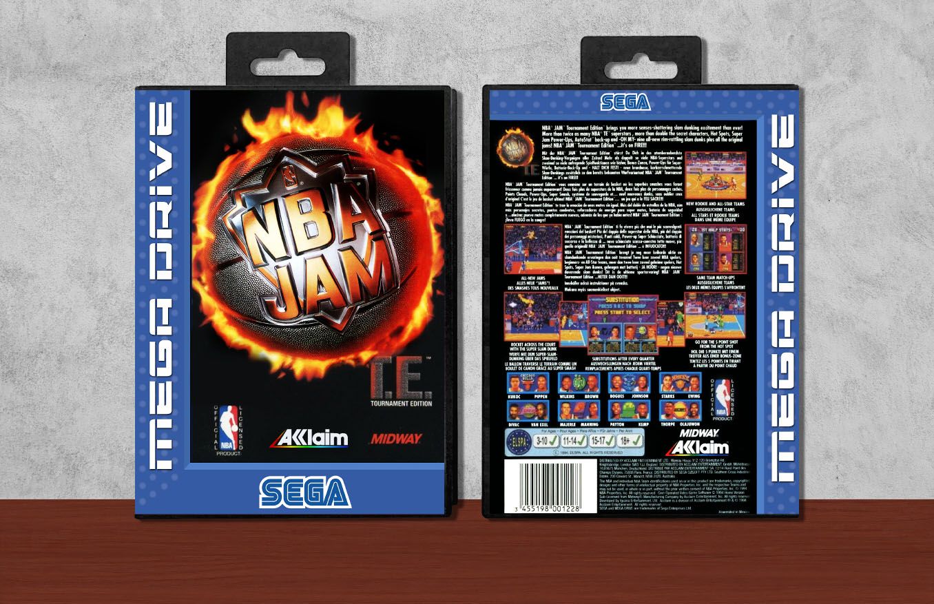 NBA Jam Tournament Edition, Case Color: Black