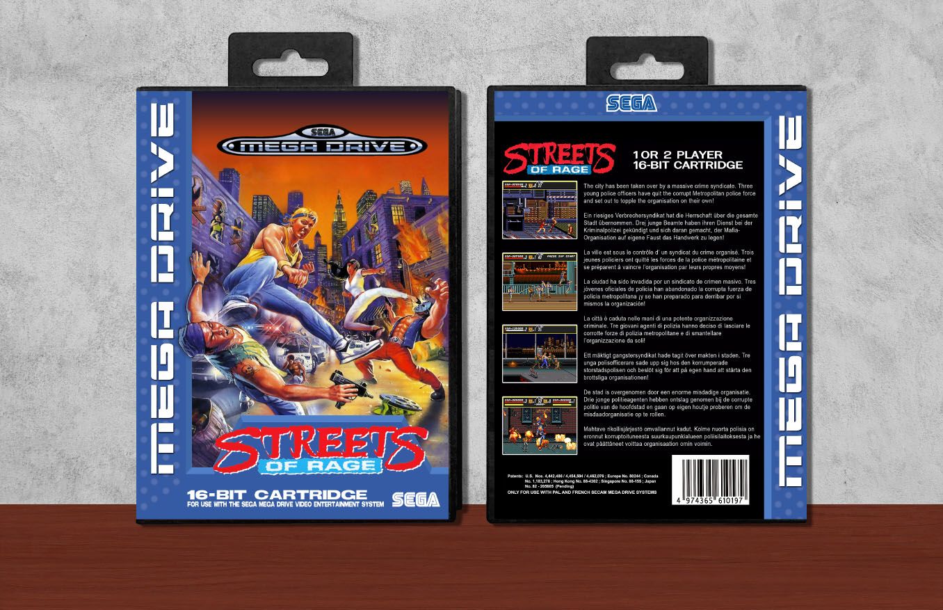 Streets of Rage, Case Color: Black