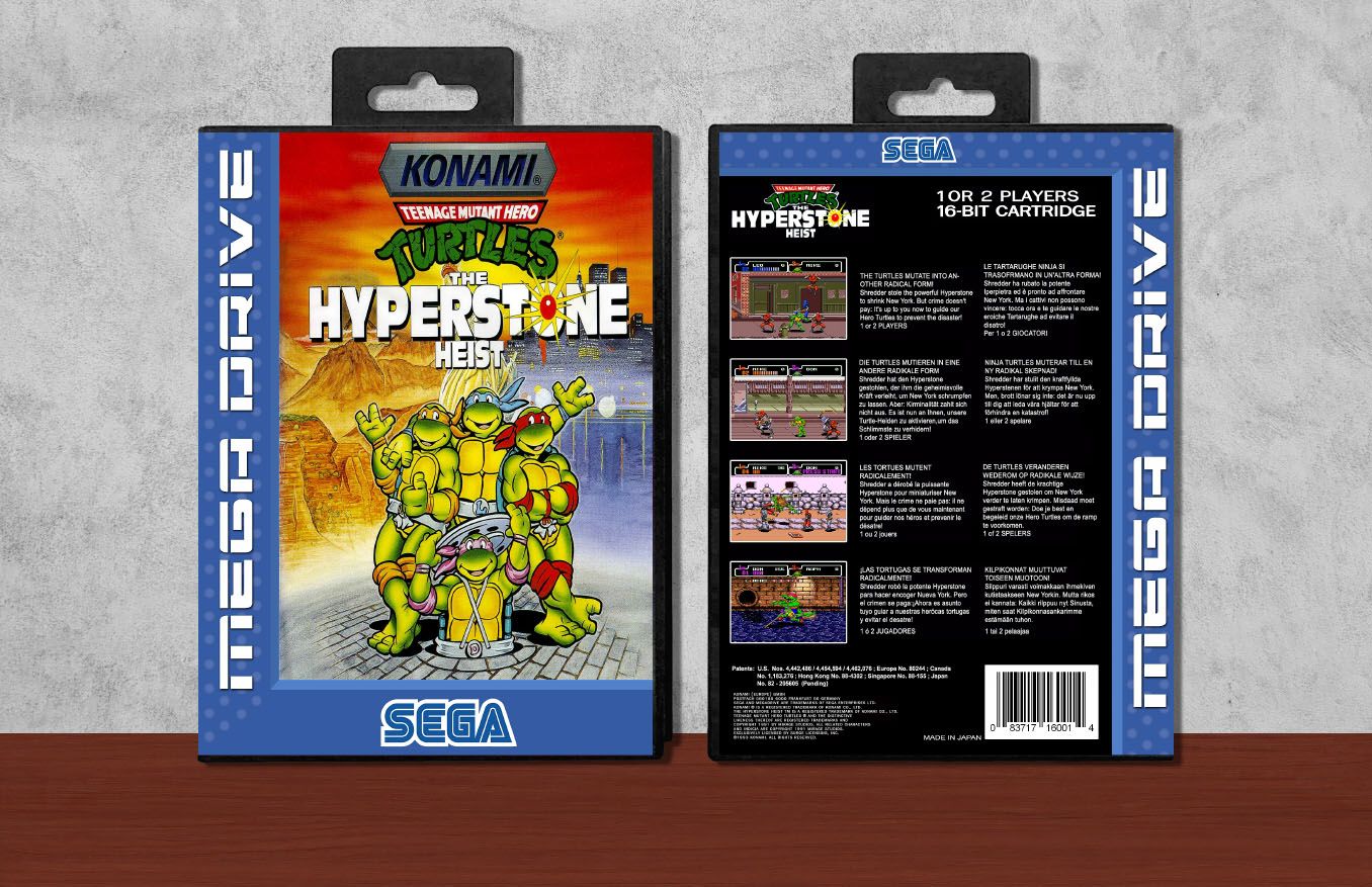 Teenage Mutant Hero Turtles: The Hyperstone Heist, Case Color: Black