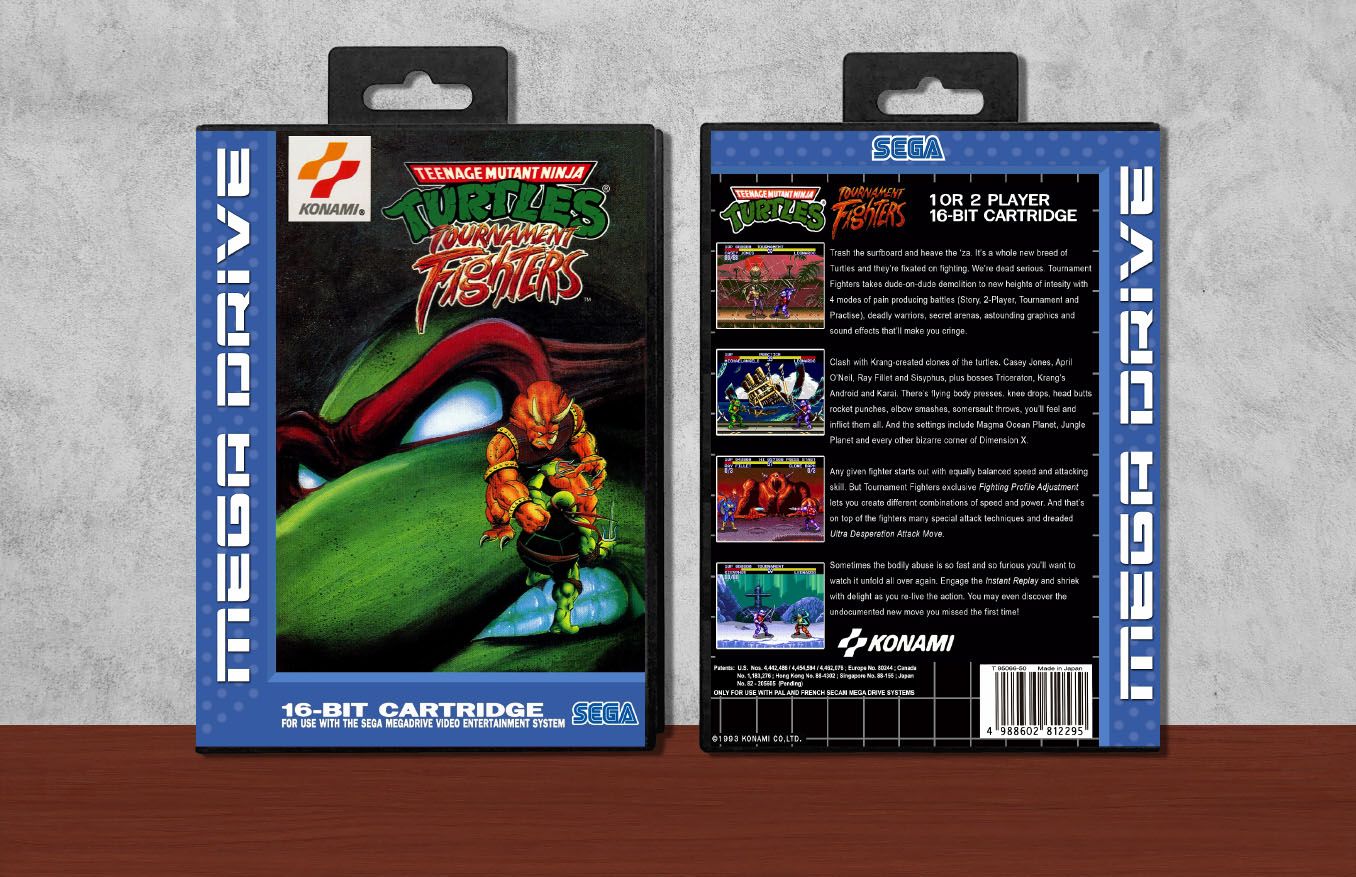 Teenage Mutant Hero Turtles: Tournament Fighters, Case Color: Black