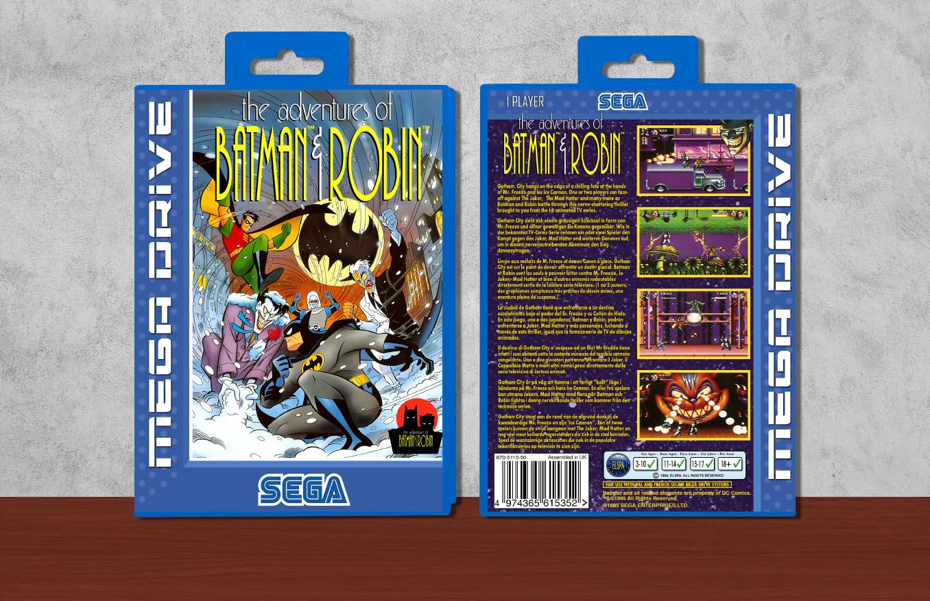 Adventures of Batman &amp; Robin, The, Case Color: Blue