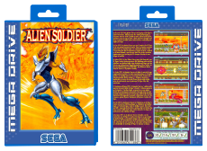 Sega Mega Drive Game Case - Alien Soldier