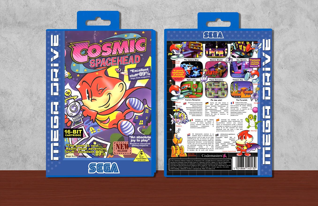 Cosmic Spacehead, Case Color: Blue