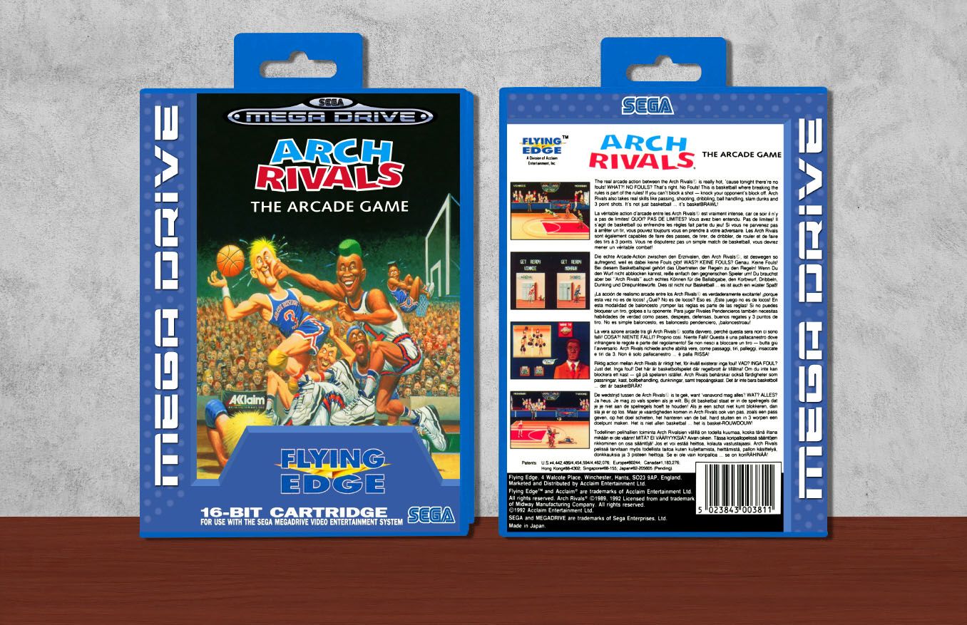 Arch Rivals: The Arcade Game, Case Color: Blue