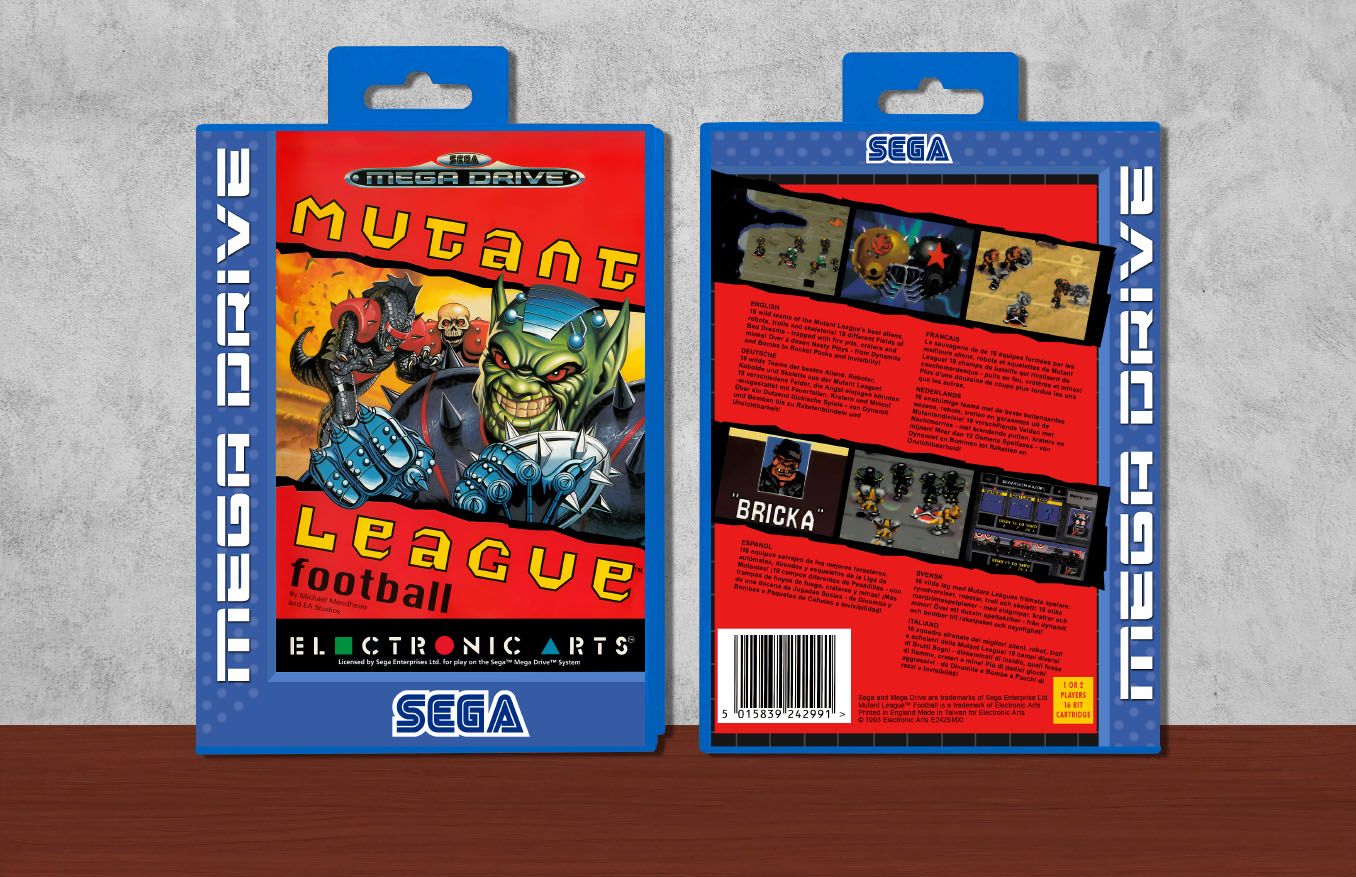 Mutant League Football, Case Color: Blue