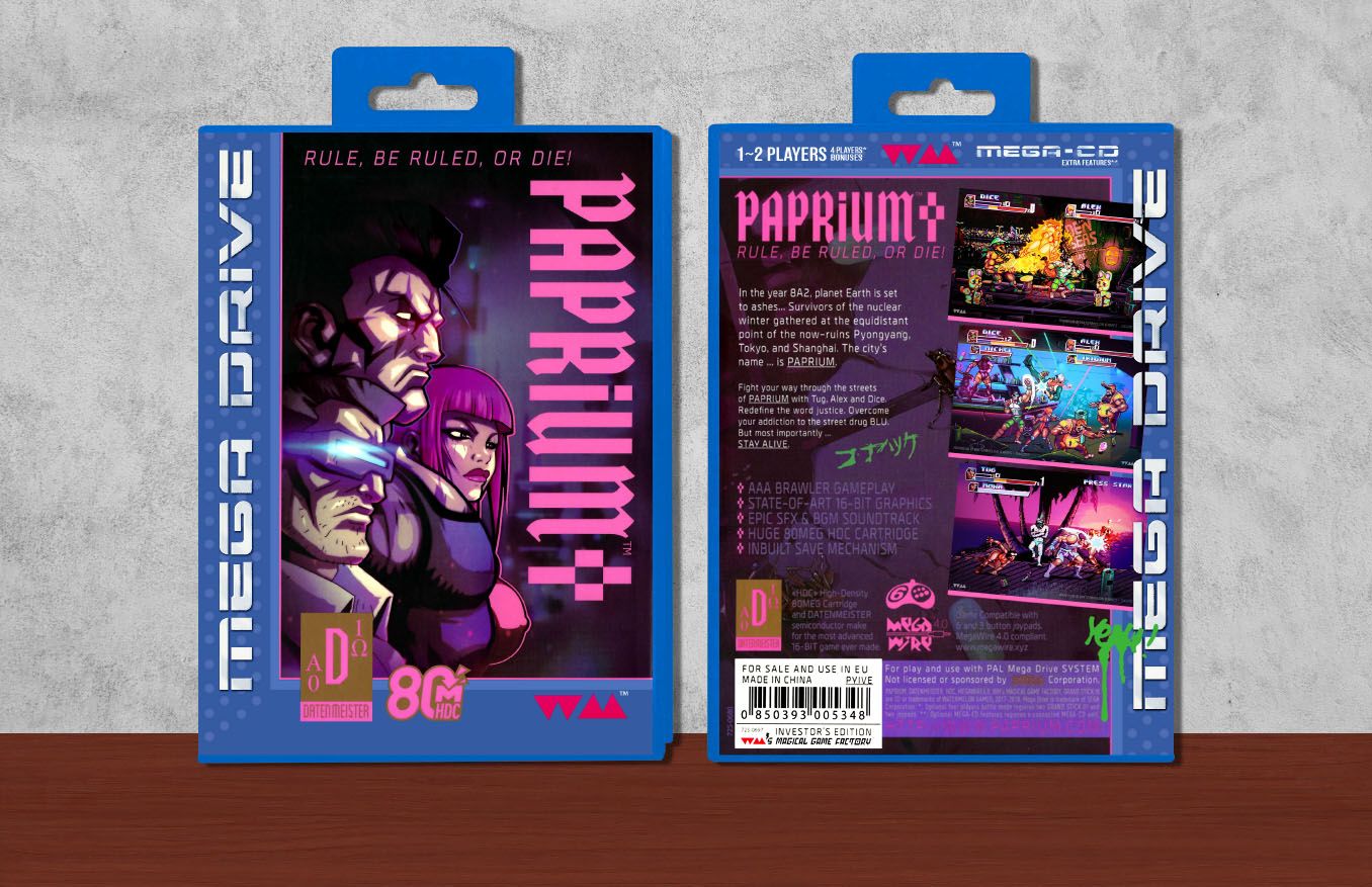 Paprium, Case Color: Blue
