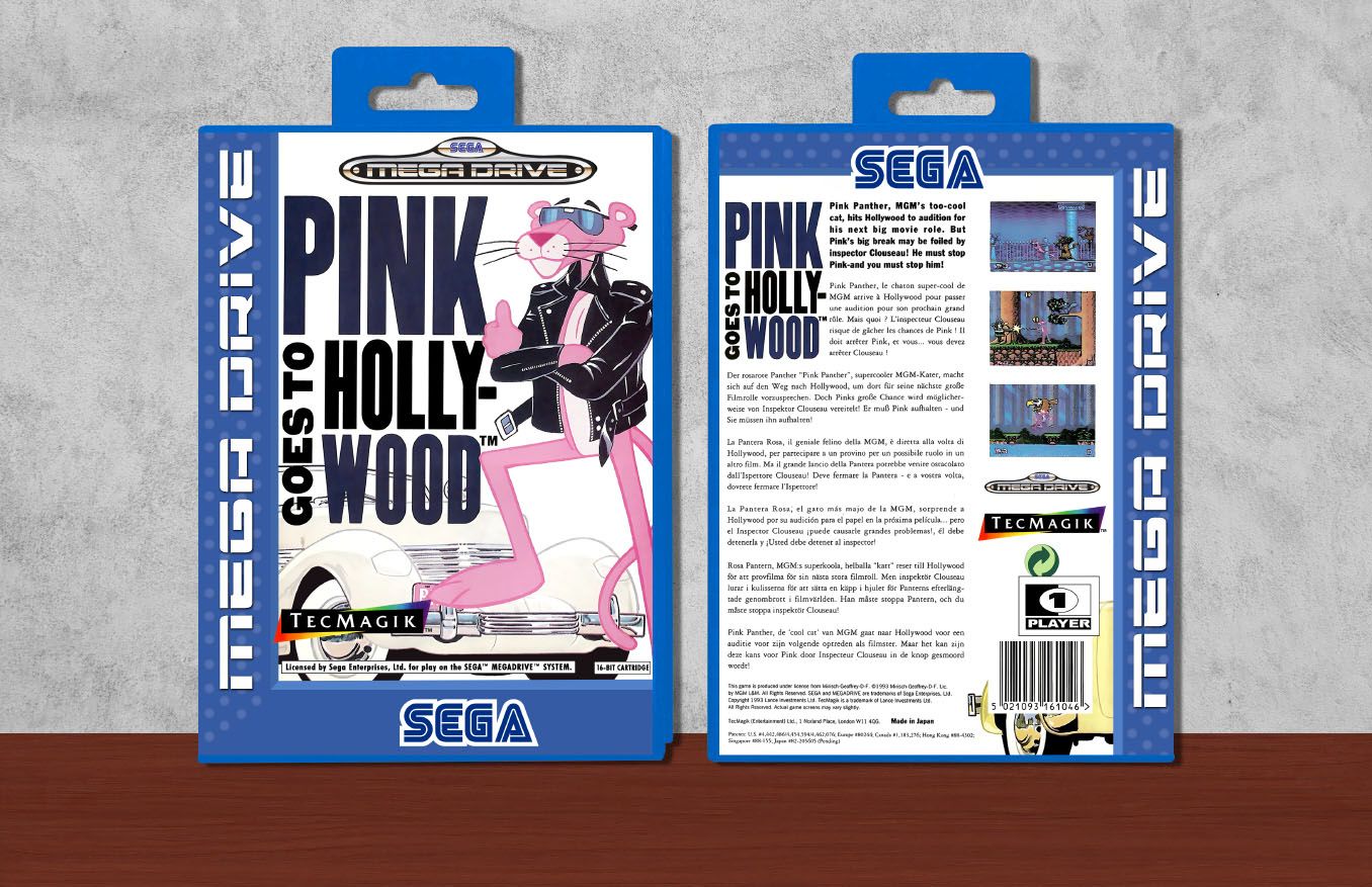 Pink Goes To Hollywood, Case Color: Blue