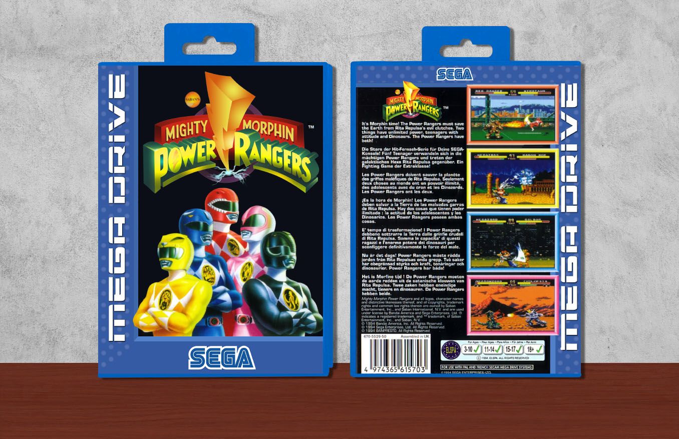 Mighty Morphin Power Rangers, Case Color: Blue