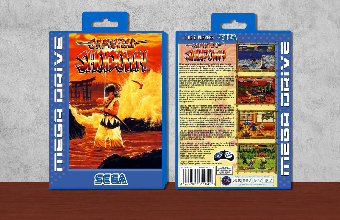 Samurai Shodown, Case Color: Blue