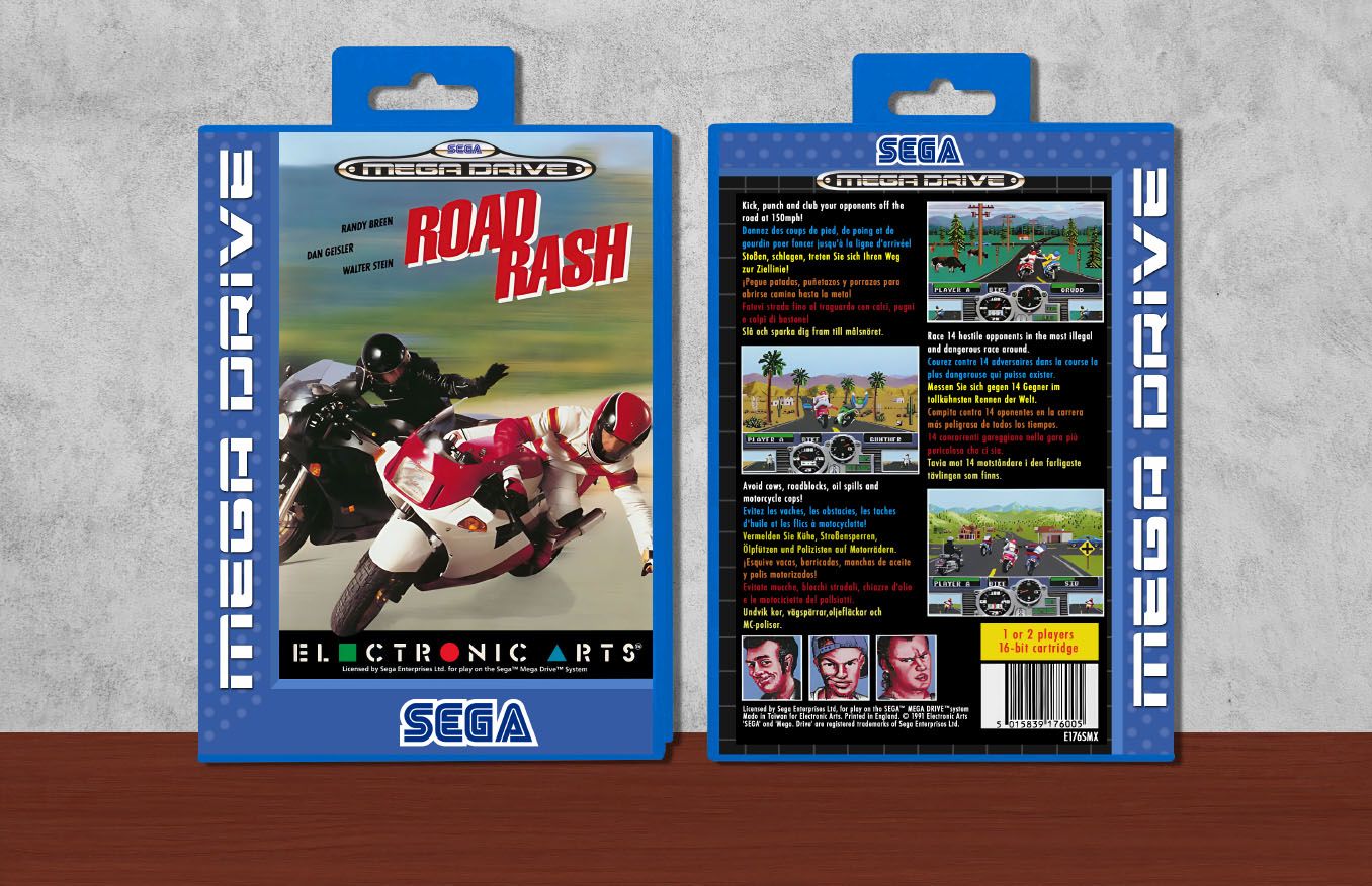Road Rash, Case Color: Blue