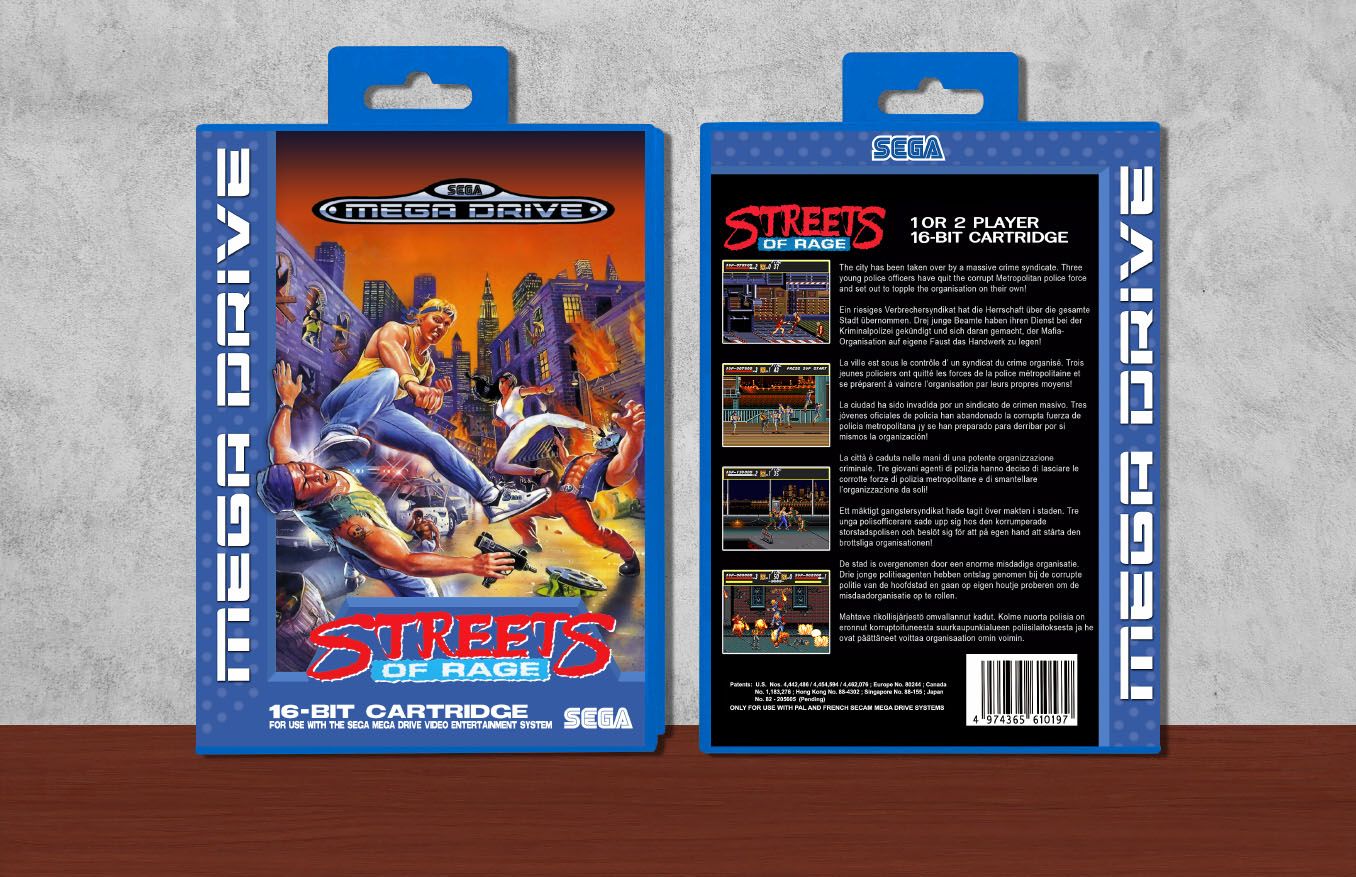 Streets of Rage, Case Color: Blue