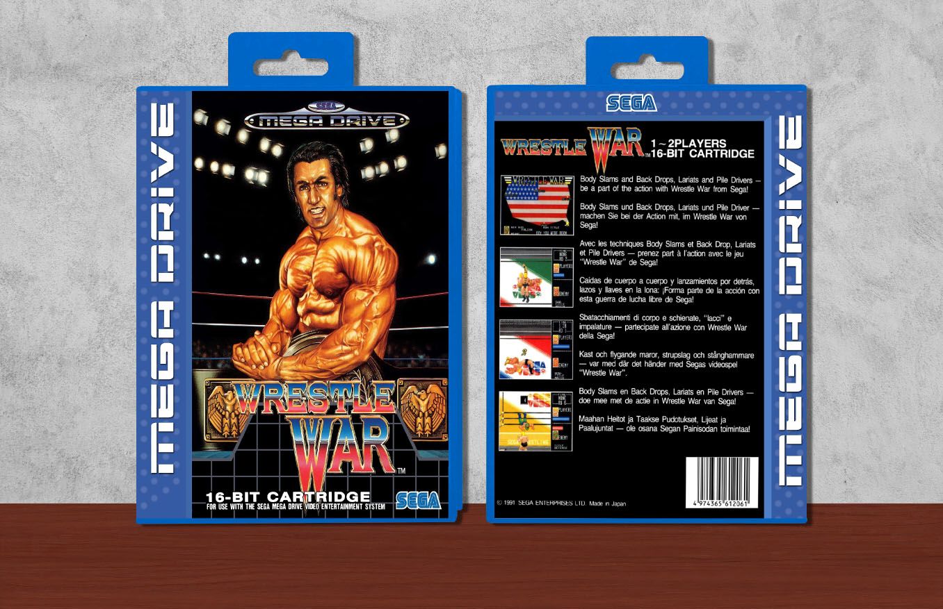 Wrestle War, Case Color: Blue