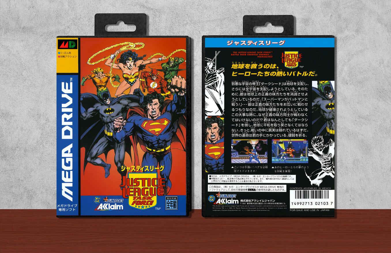 Justice League Task Force, Case Color: Black