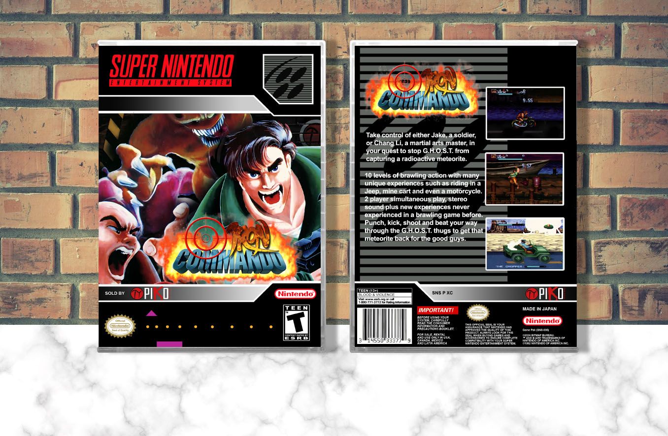 Iron Commando, Case Color: CLEAR (Transparent)