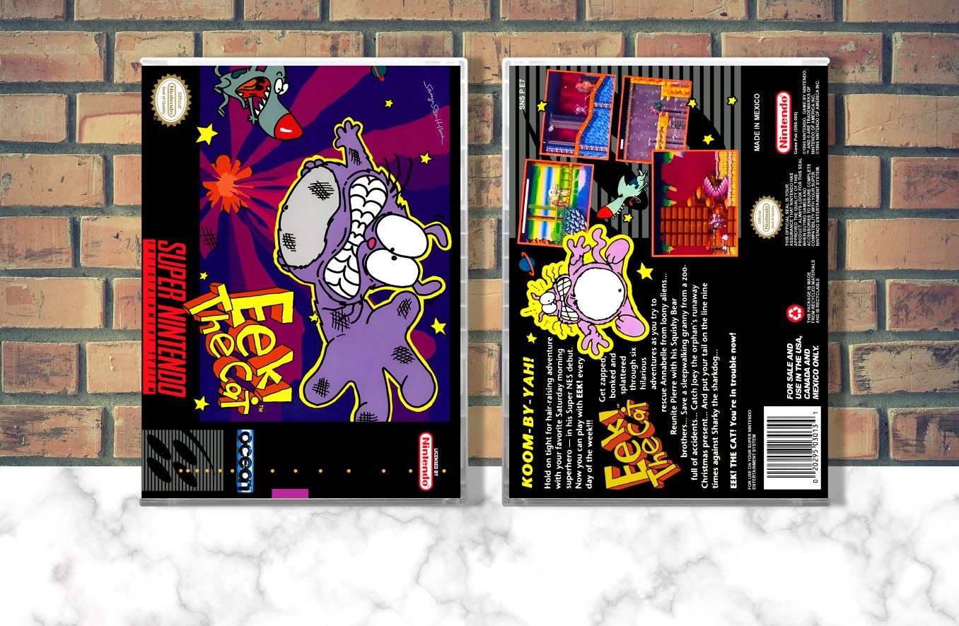 Eek! The Cat, Case Color: CLEAR (Transparent)