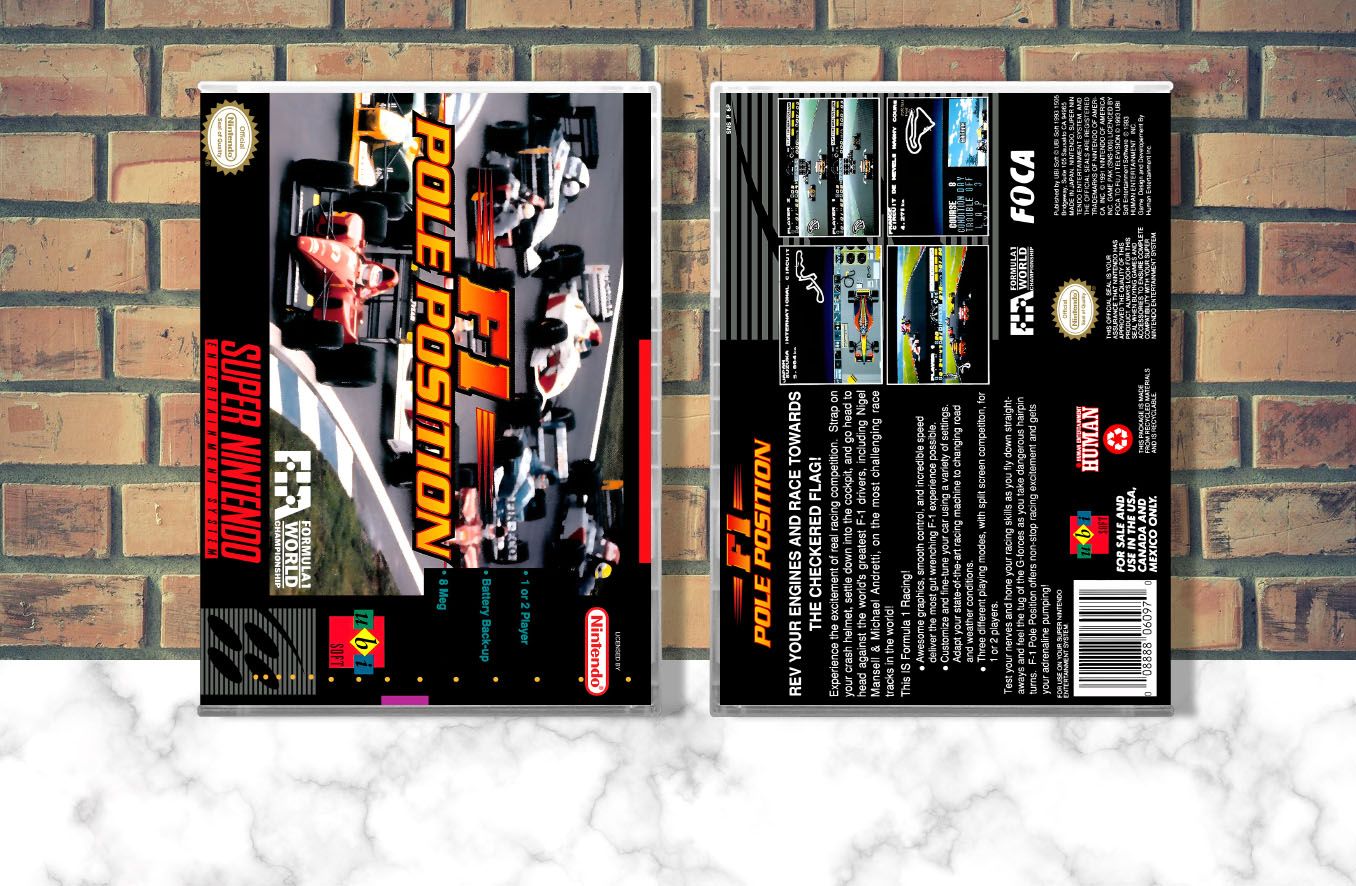 F1 Pole Position, Case Color: CLEAR (Transparent)