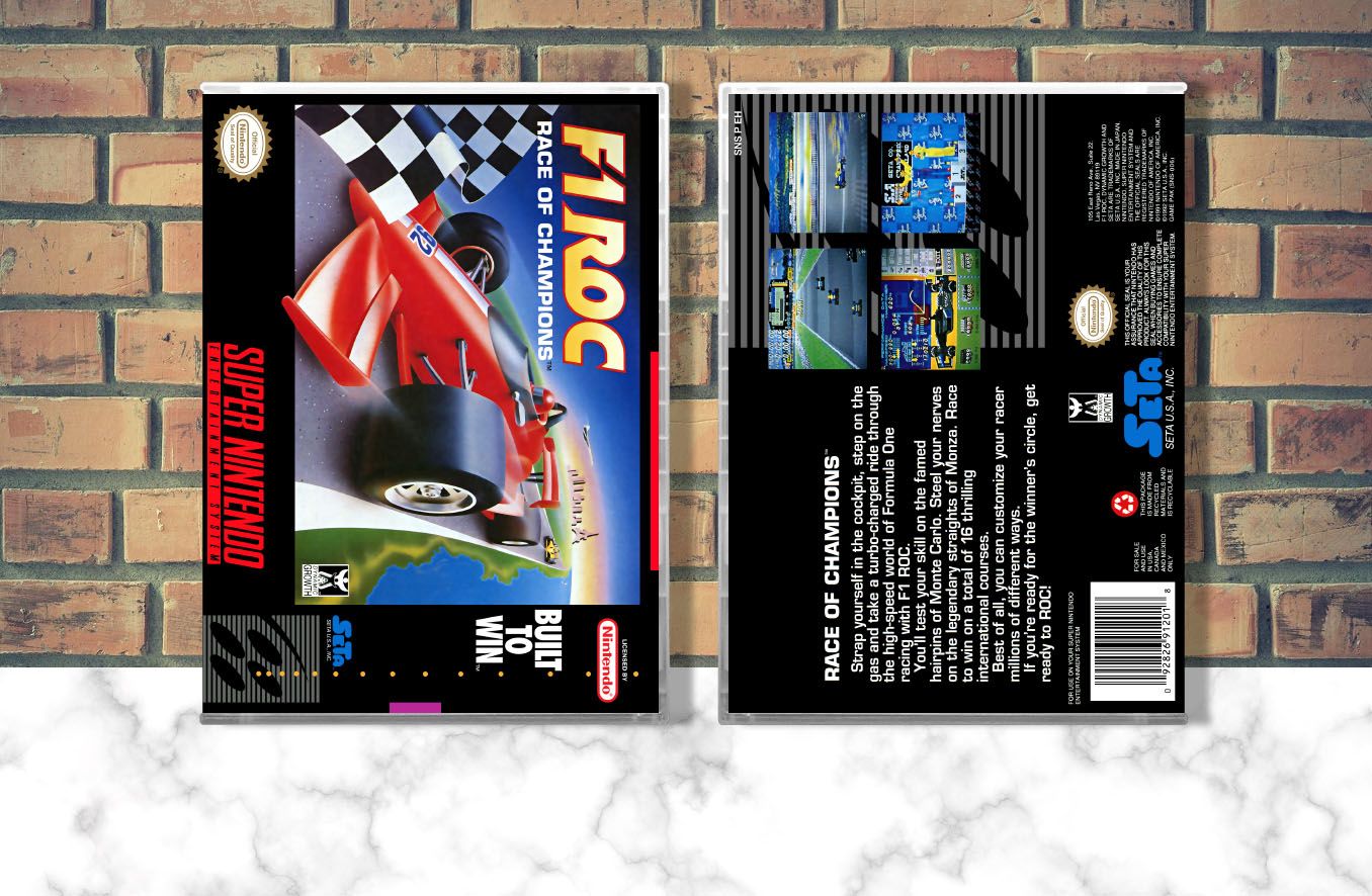 F1 ROC: Race of Champions, Case Color: CLEAR (Transparent)