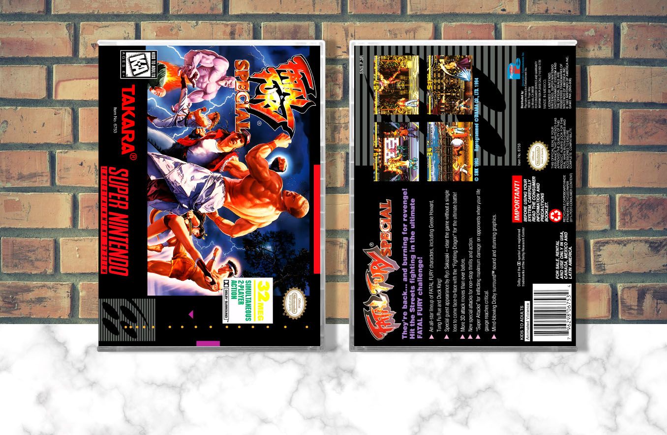 Fatal Fury Special, Case Color: CLEAR (Transparent)