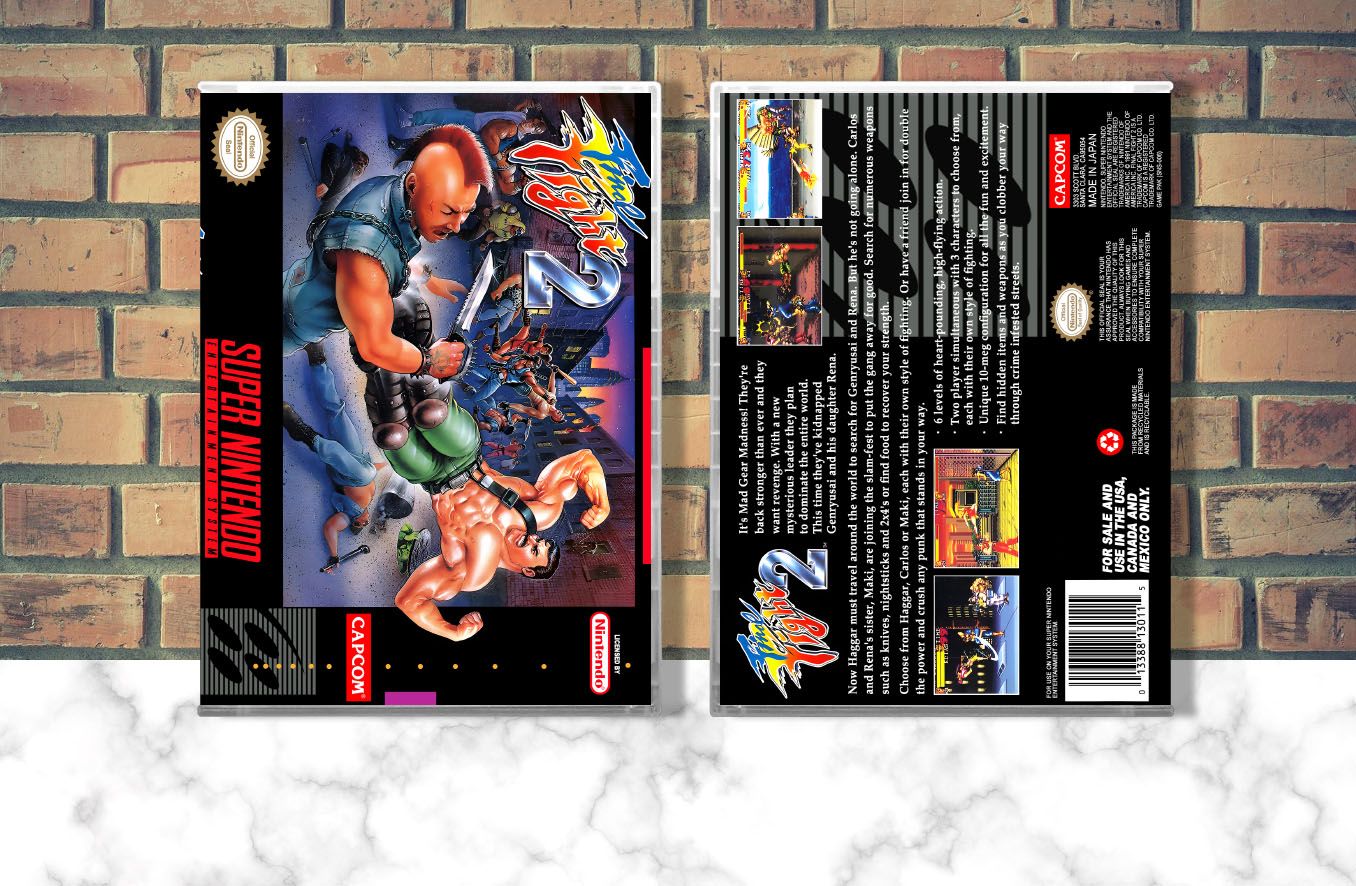 Final Fight 2, Case Color: CLEAR (Transparent)
