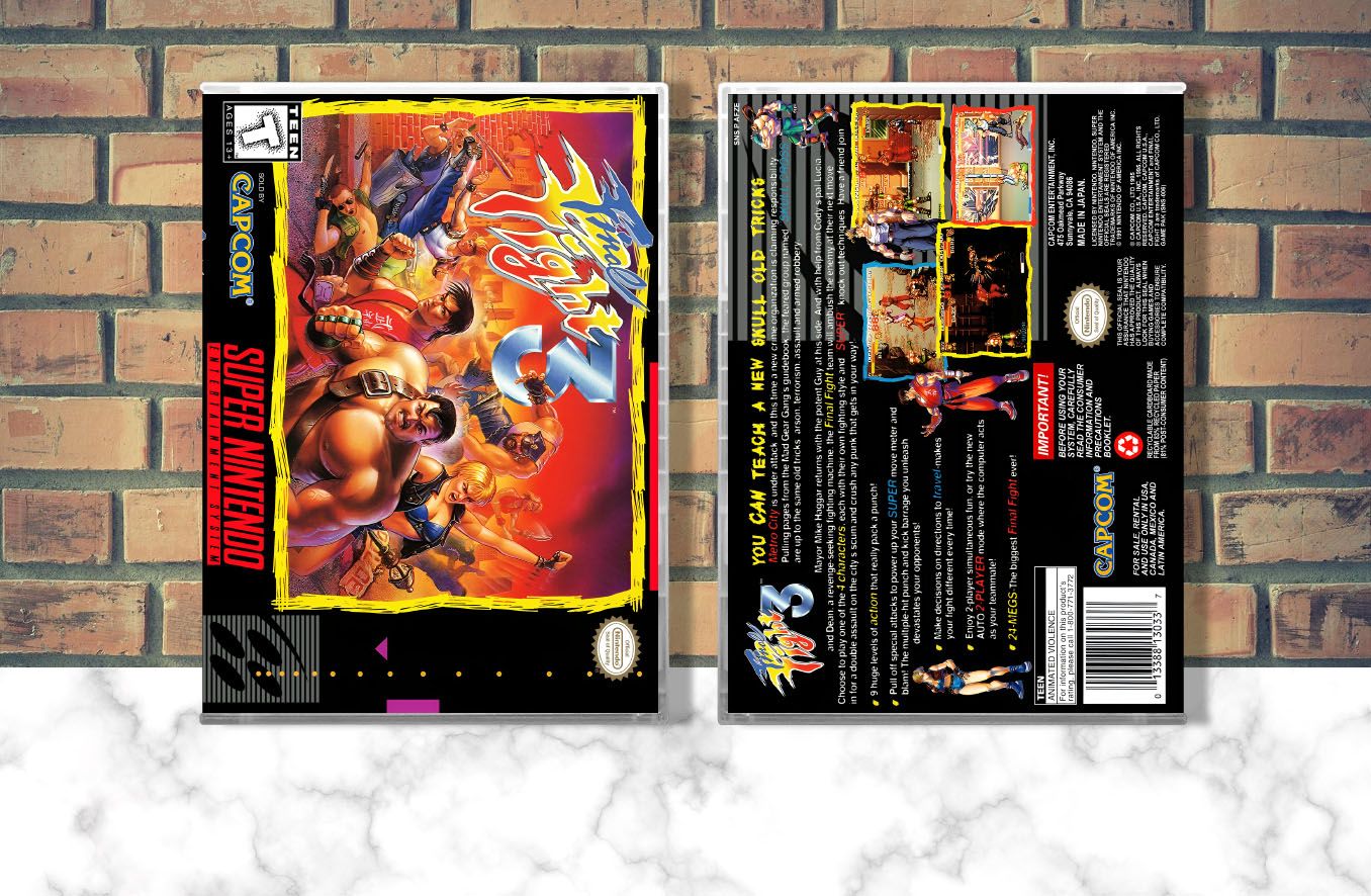 Final Fight 3, Case Color: CLEAR (Transparent)