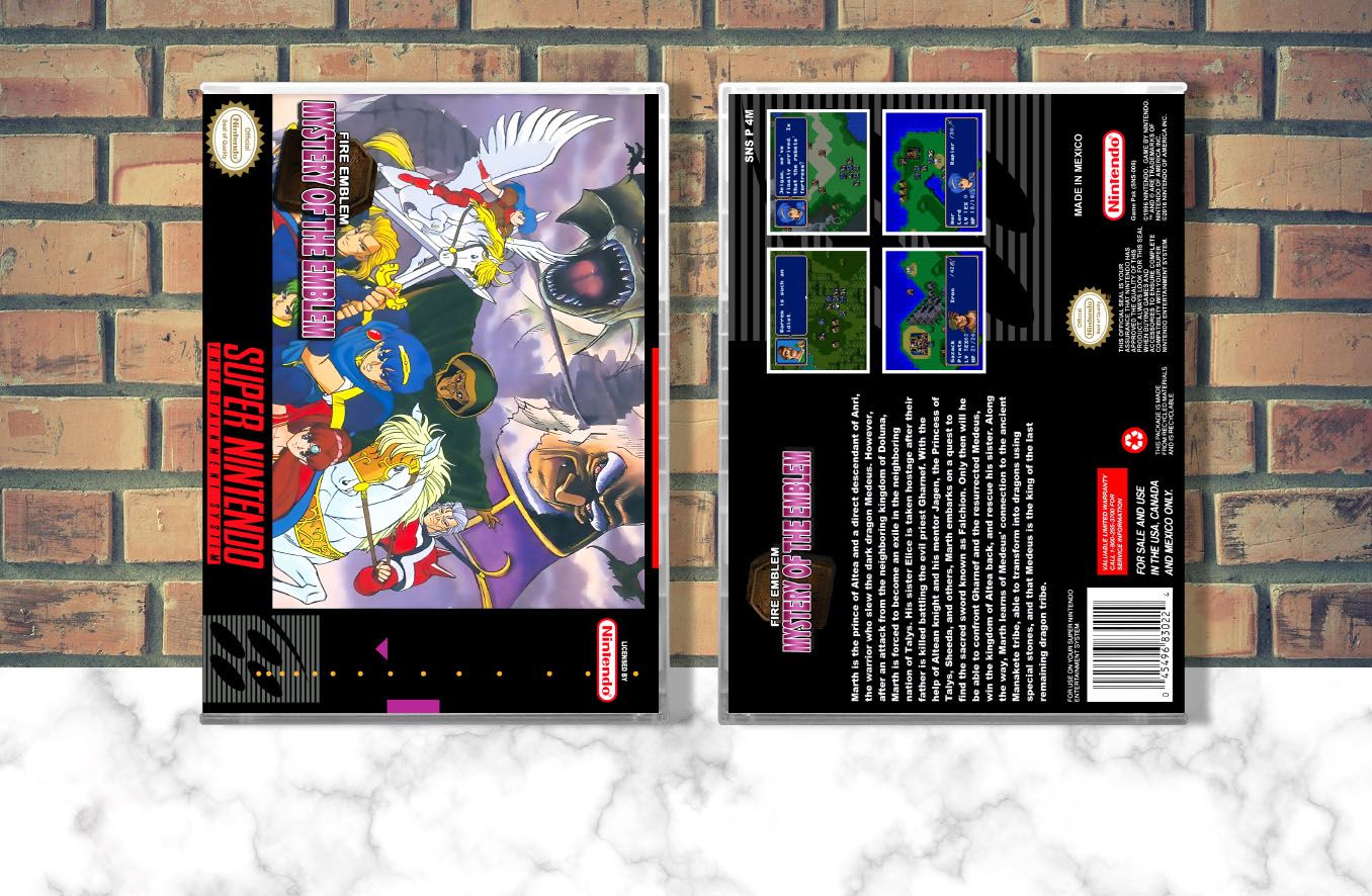Fire Emblem: Mystery of the Emblem, Case Color: CLEAR (Transparent)