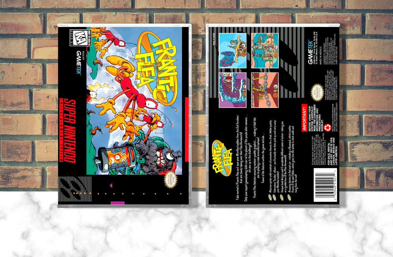 Frantic Flea, Case Color: CLEAR (Transparent)