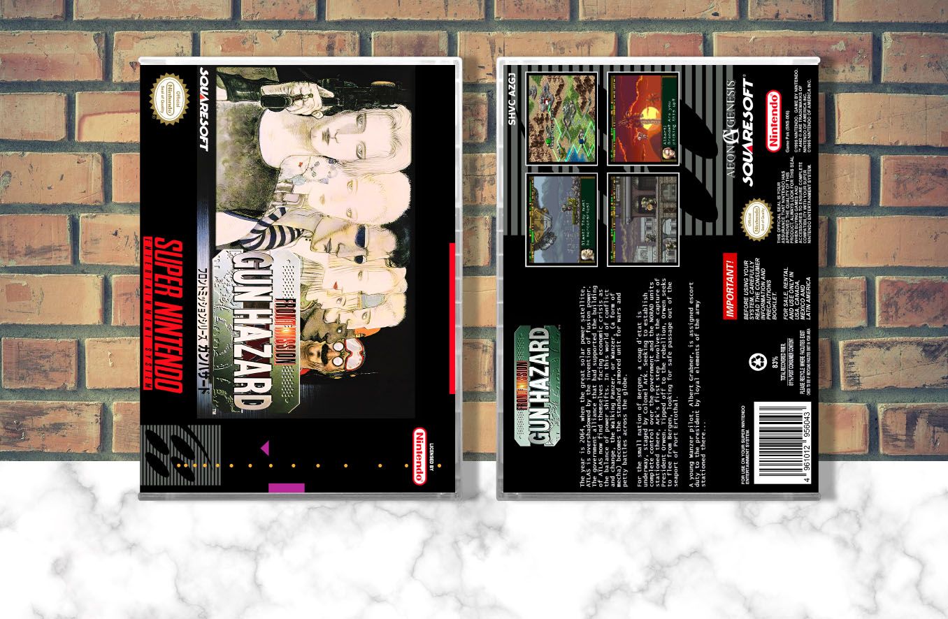 Front Mission: Gun Hazard, Case Color: CLEAR (Transparent)