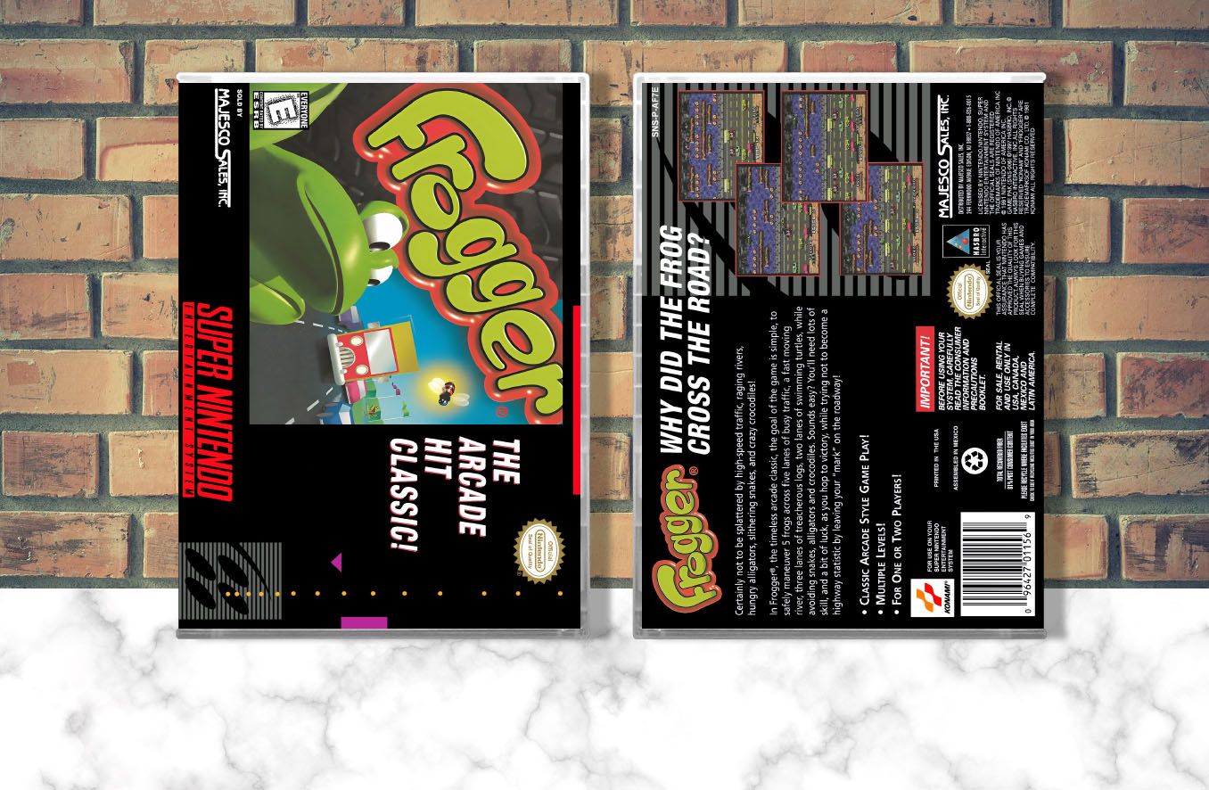 Frogger, Case Color: CLEAR (Transparent)