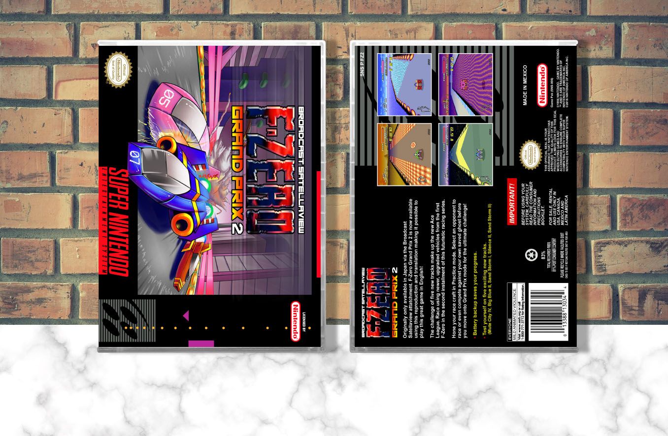 F-Zero 2 BS, Case Color: CLEAR (Transparent)