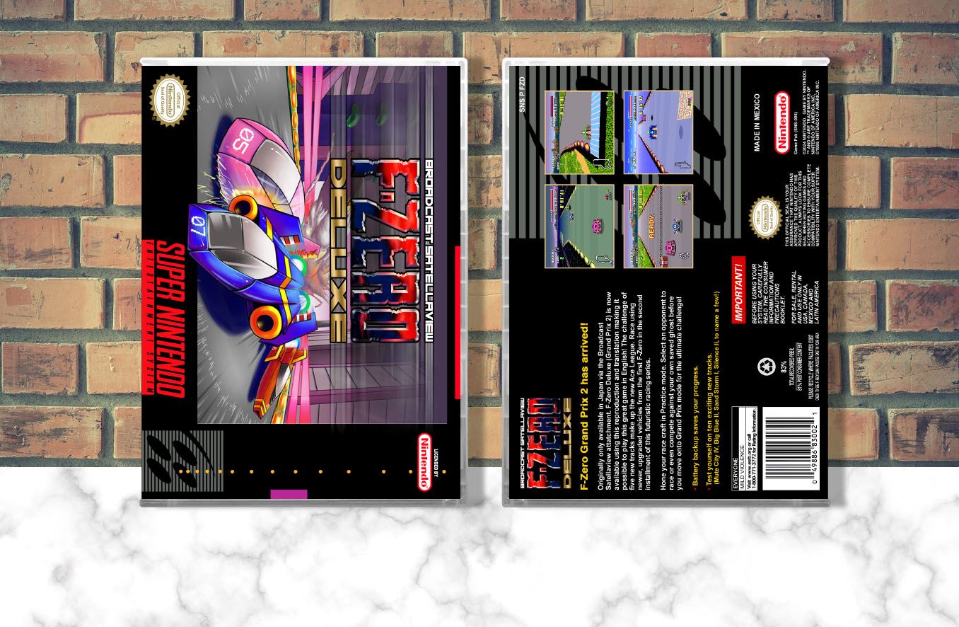 F-Zero Deluxe, Case Color: CLEAR (Transparent)