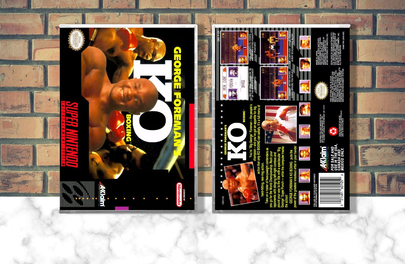 George Foreman&#39;s KO Boxing, Case Color: CLEAR (Transparent)