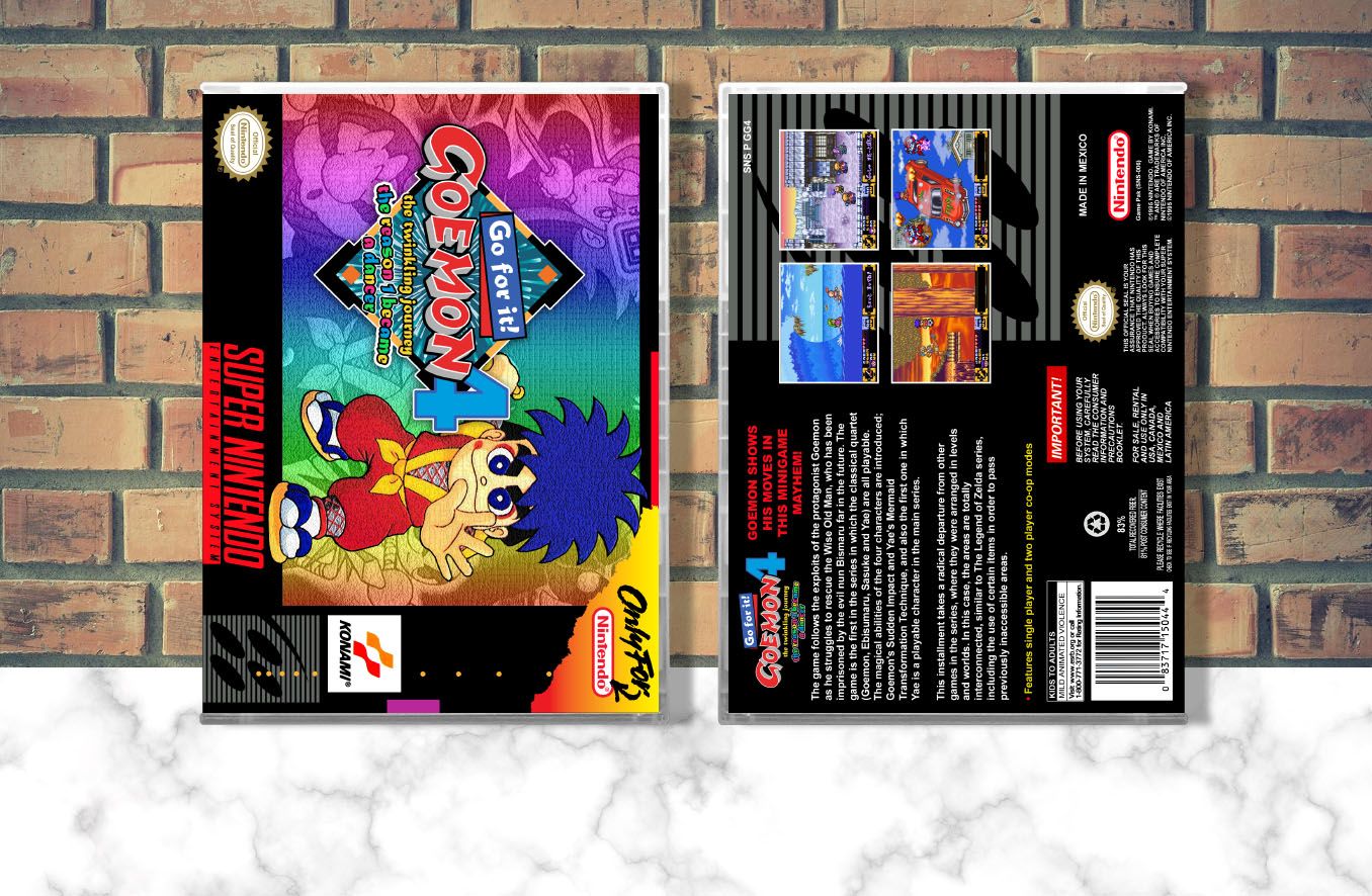 Go for it Goemon 4: The Twinkling Journey - The Reason I Became A Dancer, Case Color: CLEAR (Transparent)