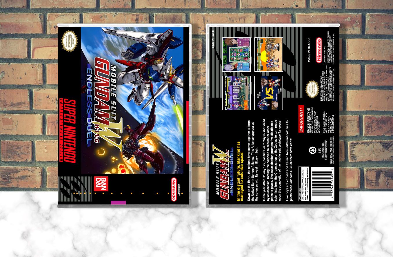 Gundam Wing – Endless Duel, Case Color: CLEAR (Transparent)