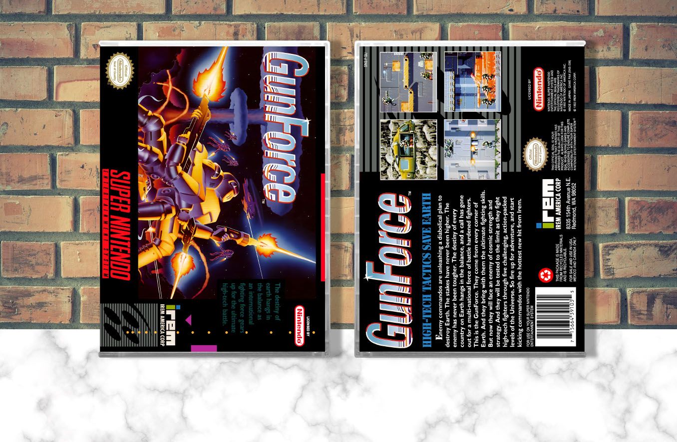 GunForce, Case Color: CLEAR (Transparent)