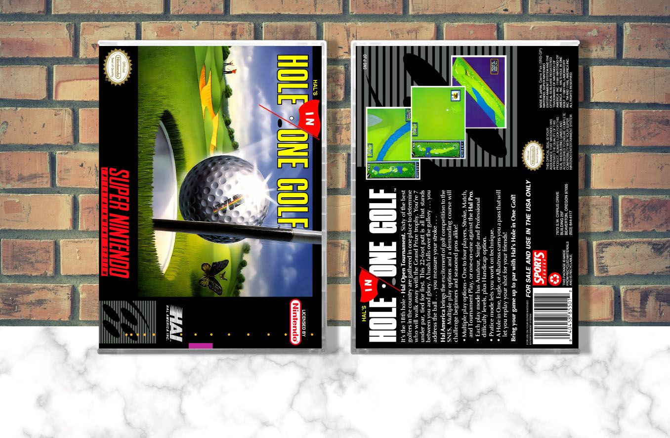 HAL&#39;s Hole in One Golf, Case Color: CLEAR (Transparent)