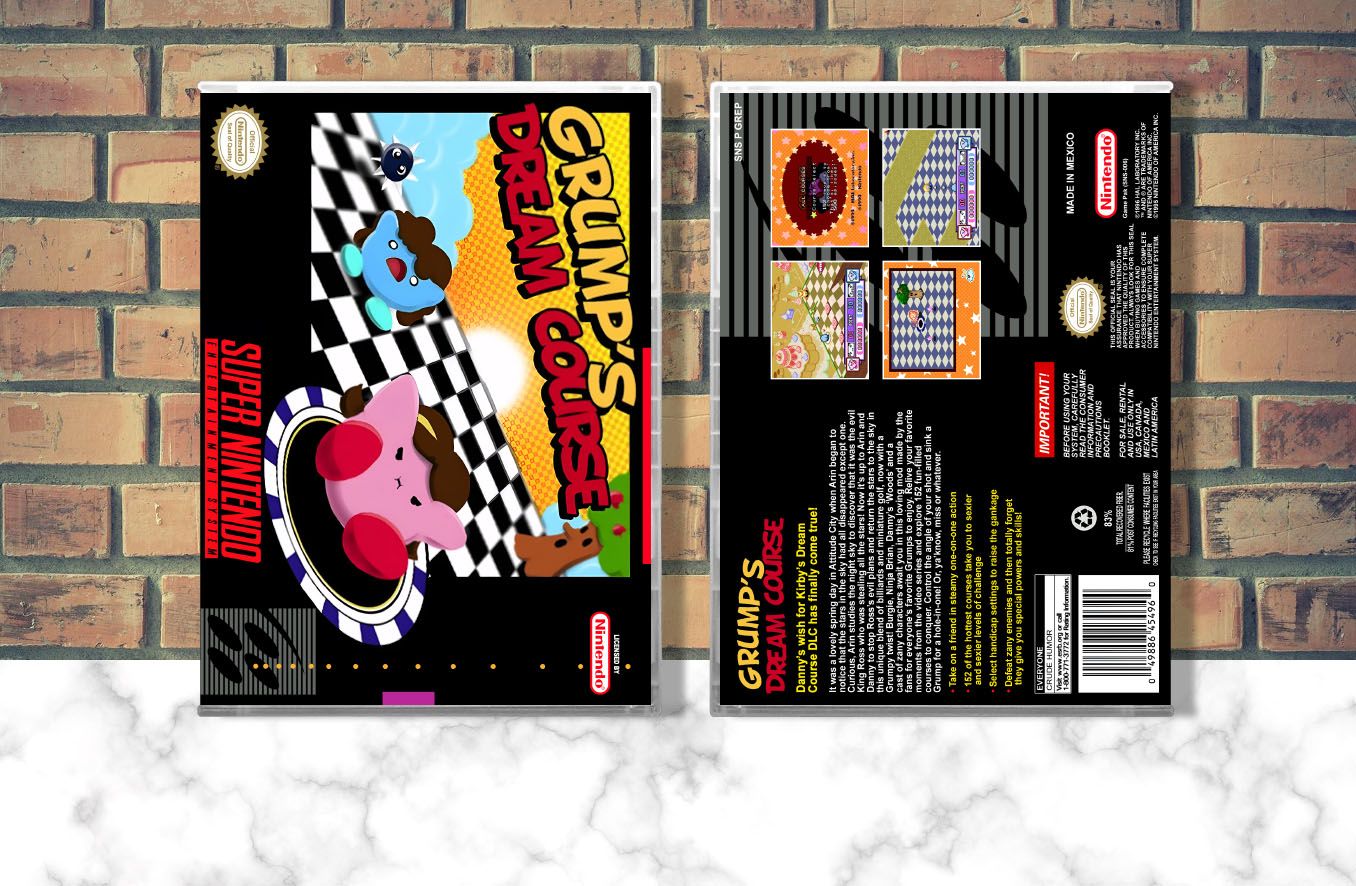 Grump&#39;s Dream Course, Case Color: CLEAR (Transparent)