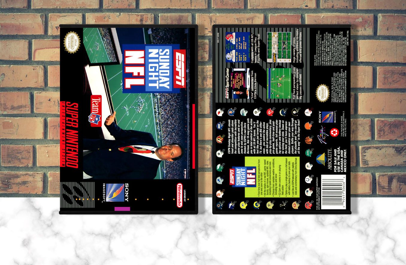 ESPN Sunday Night NFL, Case Color: DARK GREY (OEM DS CASE COLOR)