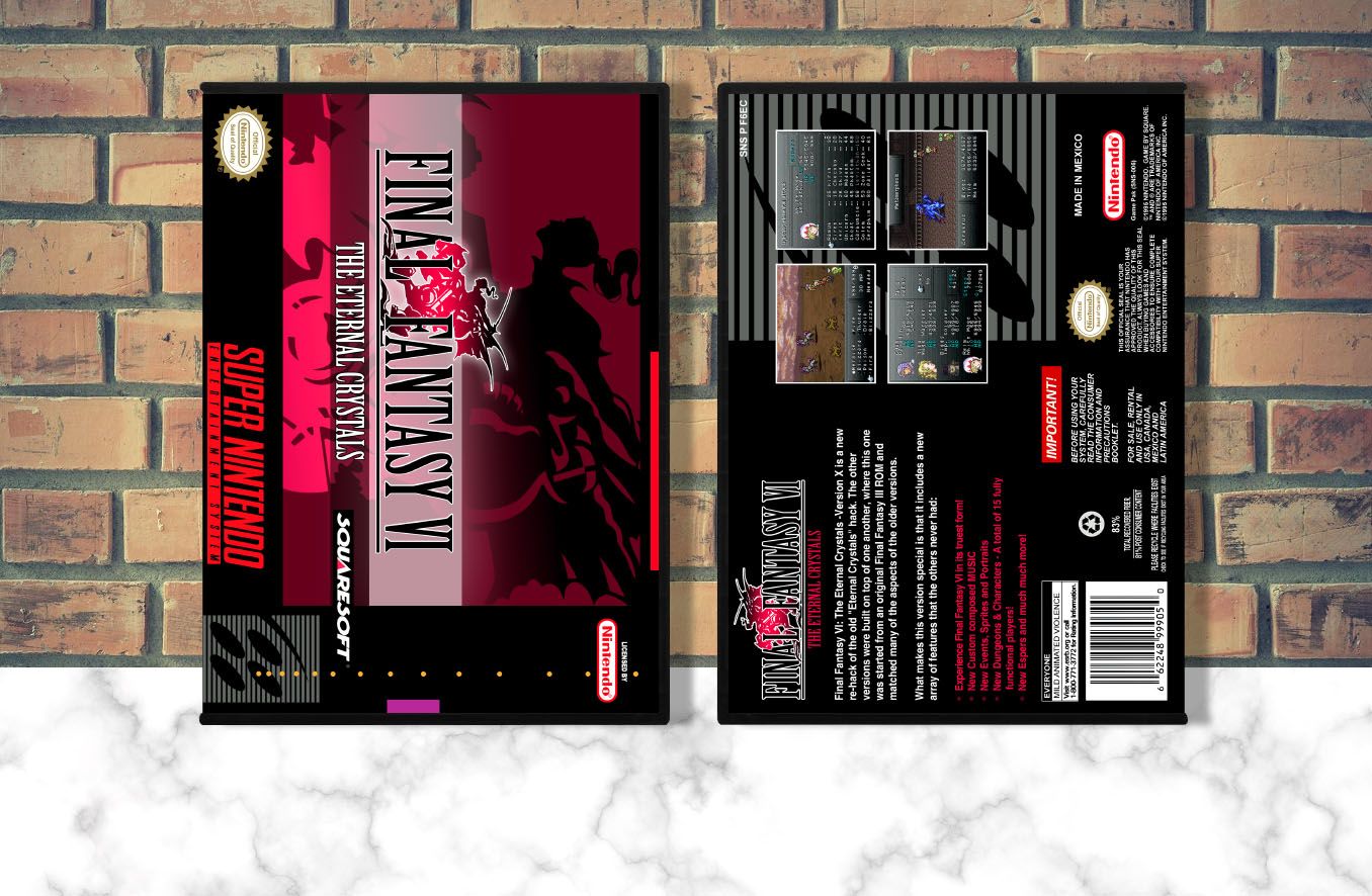 Final Fantasy VI: Eternal Crystals, Case Color: DARK GREY (OEM DS CASE COLOR)